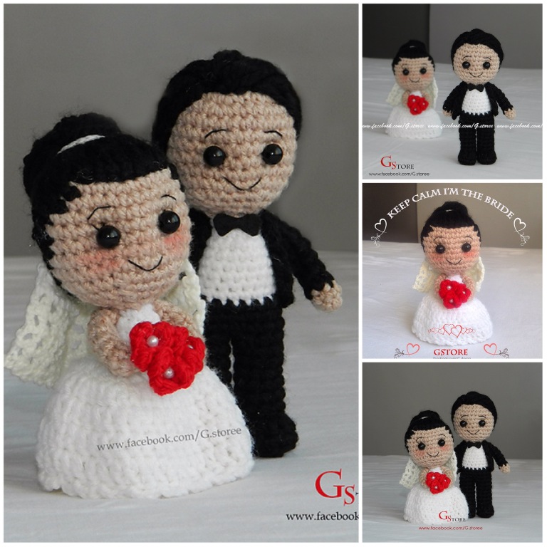 Bride Groom Amigurumi Pattern Perfect Wedding Gift G Store